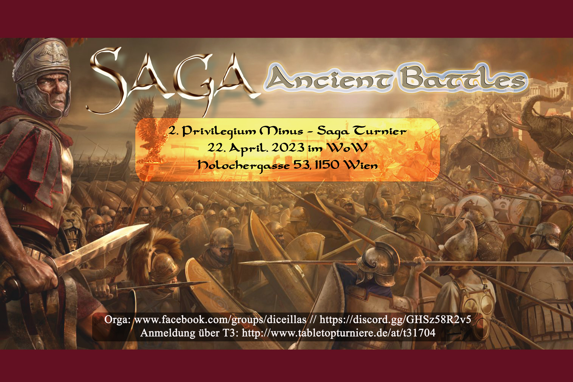 Saga Ancient Battle - Turnier